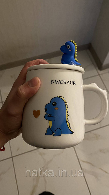 Кружка с крышкой и ложкой Olens 