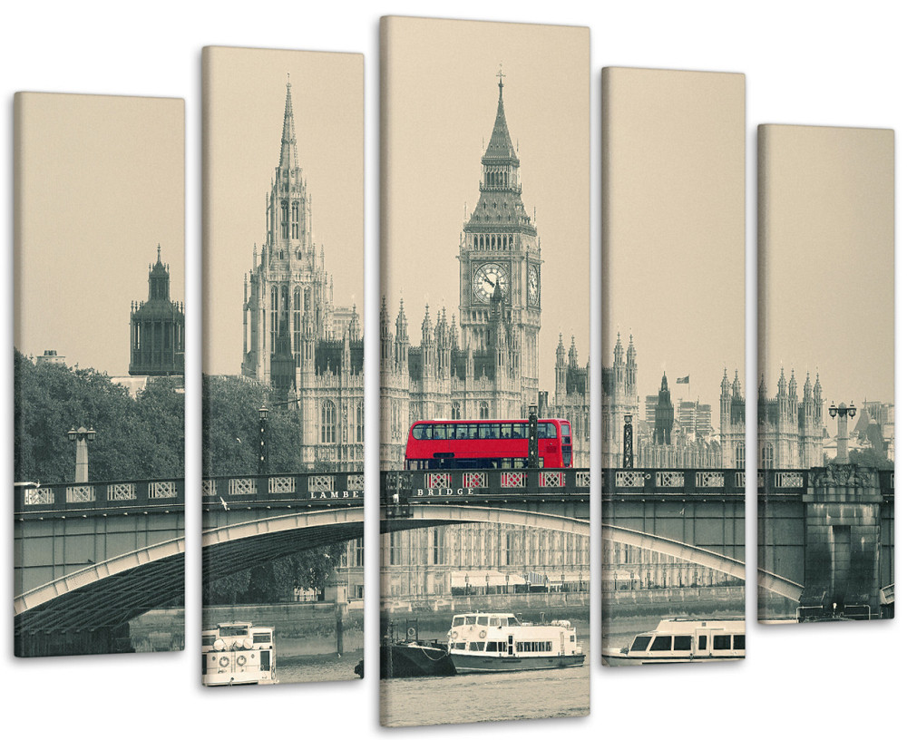 Модульна картина Лондон Art-322_5 ( 80х118см ) Київ - фото 1