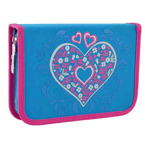 Пенал шкільний твердий одинарний з клапаном "Yes" HP-03 532172 "Heart", шт Київ