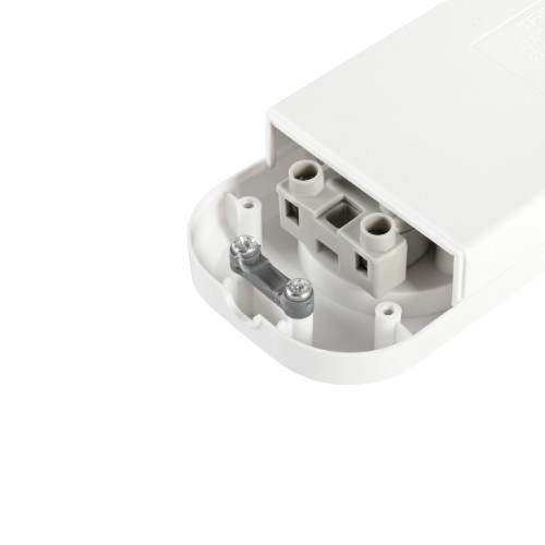 Колодка подовжувача без заземлення 3 розетки з кнопкою біла Standard Titanum Житомир - изображение 3