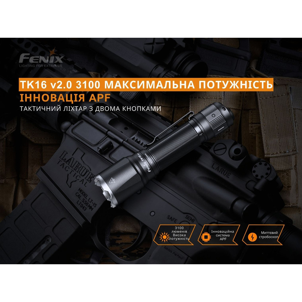 Фонарь ручной Fenix ​​TK16 V2.0 Ровно - изображение 6