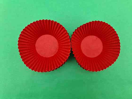 Тартолетка для чізкейк "Кругла червона"D55 H42,5 (100шт)/140/ (1 уп.) Харків