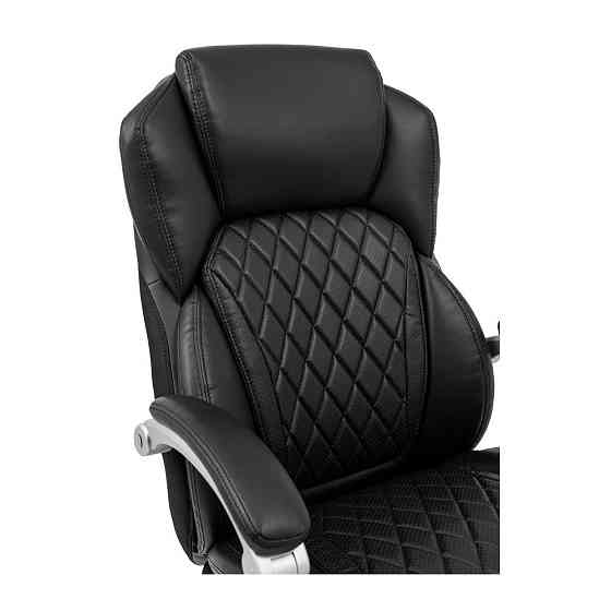 Офисное Кресло Руководителя Premio Relax SynchroMechanism Кожа-сплит Черный Киев