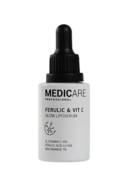 Липосомальная сыворотка с ферруловой кислотой и витамином C Ferulic & Vit C Glow Liposerum Medicare, 30 мл Днепр - изображение 1