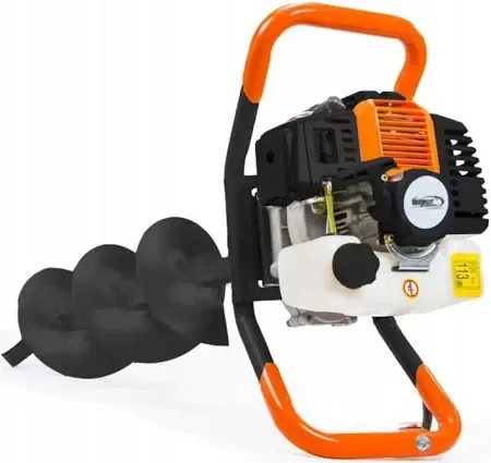 Земельний бур Demon 5.2 к.с., 3 свердла 100-200 мм, ручний, бурильна установка з редуктором Одеса - фото 5