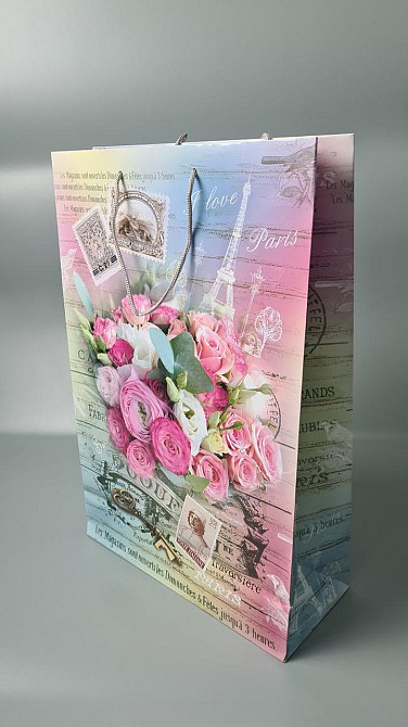 Пакет бумажный гигант вертиркальный (30х42х12)(артGV-042) (12 шт) Харьков - изображение 1