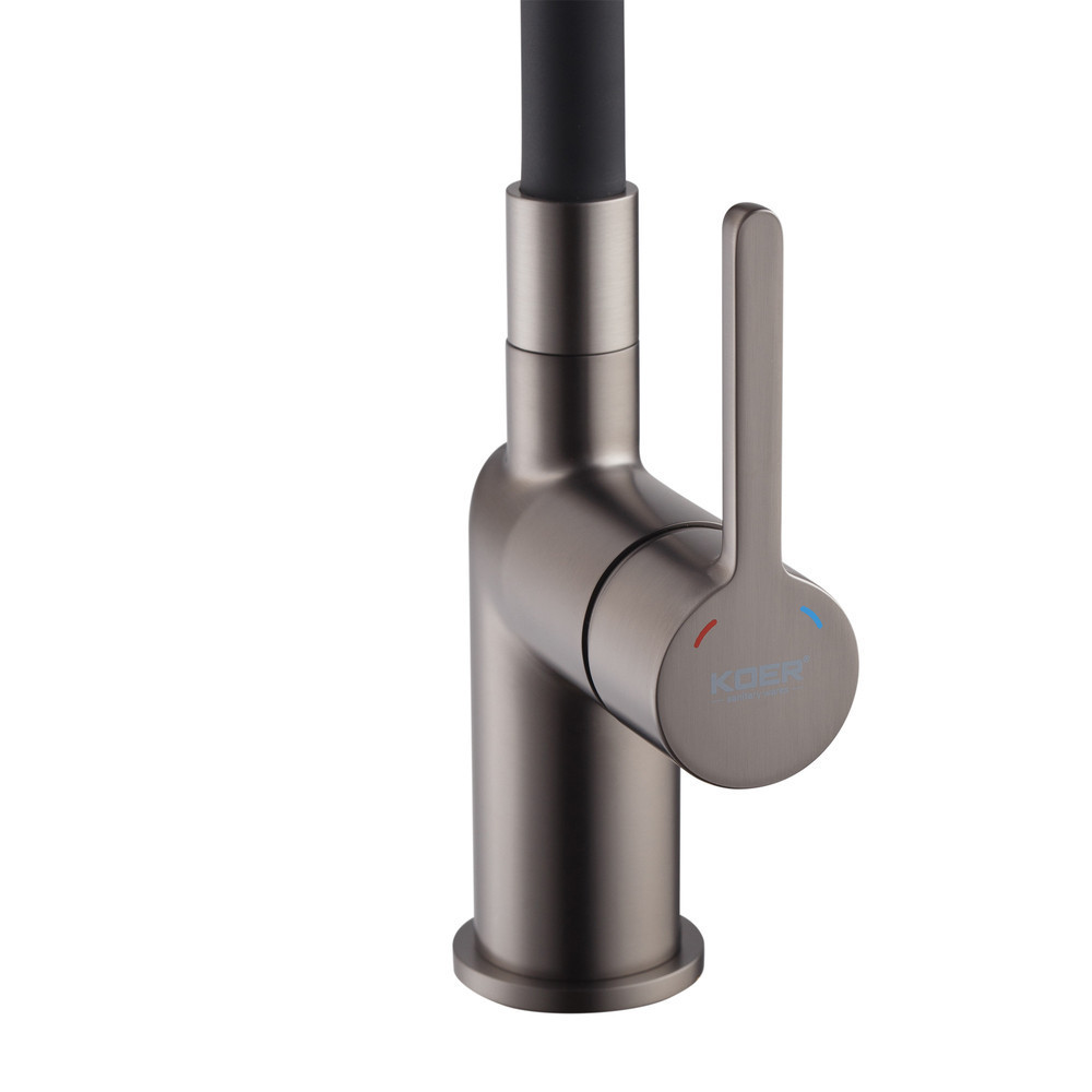 Змішувач для кухні Koer KB-70029-07 Колір графіт (KR5500) ( 33681 ) Харьков - изображение 7