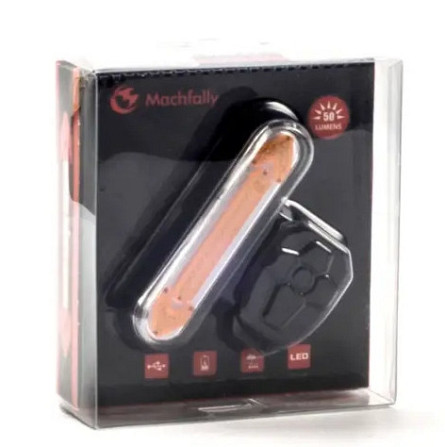 Велосипедна задня фара (габарит) QCA2 Стоп + повороти + пульт + microUSB 5 режимів Вінниця - фото 6