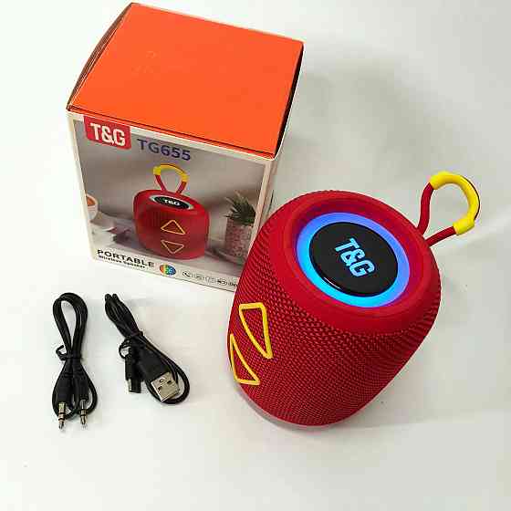 Bluetooth колонка з USB і AUX входом TG655, Портативна Bluetooth колонка AUX Стерео переносна WP-51 Івано-Франківськ