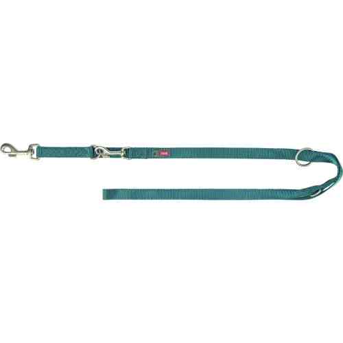 Повідок Trixie Premium для собак регульований L–XL 2 м 25 мм синьо-зелений Київ
