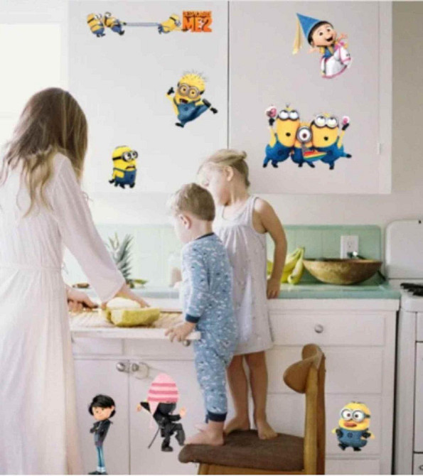Наклейка декоративна дитяча Міньйони Київ - фото 7