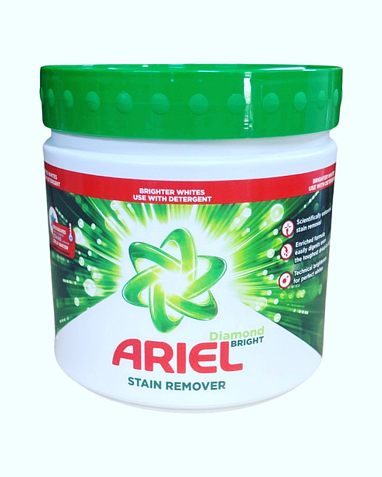 Плямовивідник-відбілювач Ariel Diamond Bright порошок для білого 500 г Виноградов - изображение 1