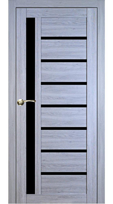 Дверь межкомнатная Порталино PL-01 Санома серая BLK Киев - изображение 1