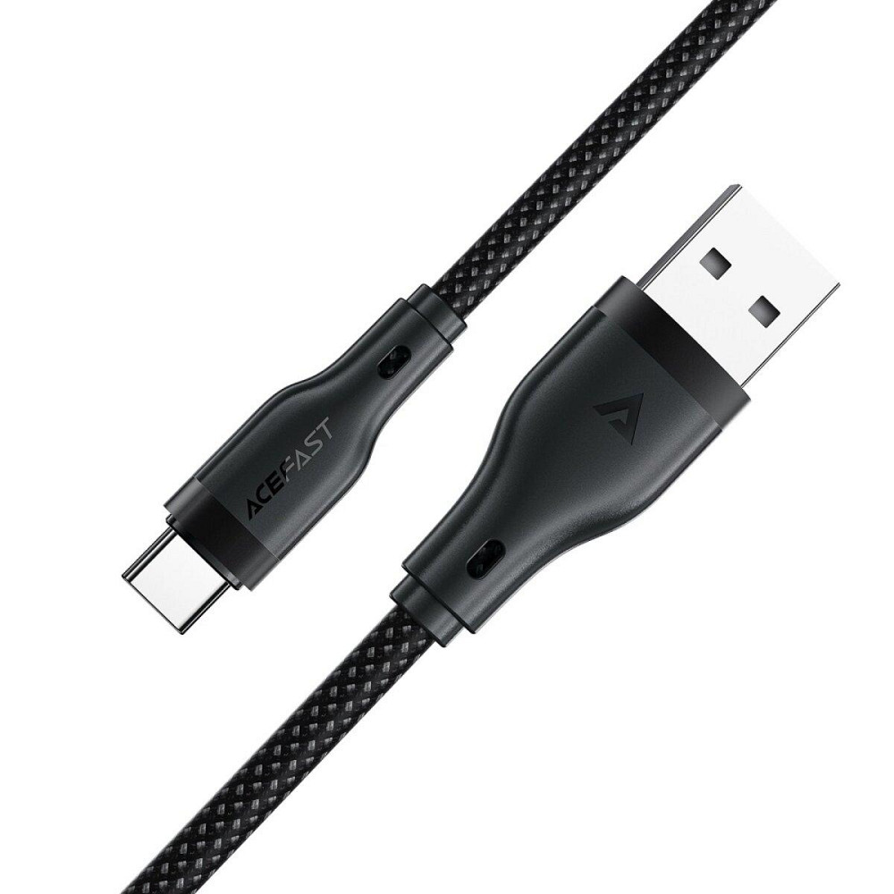 Кабель ACEFAST C8-04 USB-A - USB-C charging data cable Black 6974316282693 Одесса - изображение 3