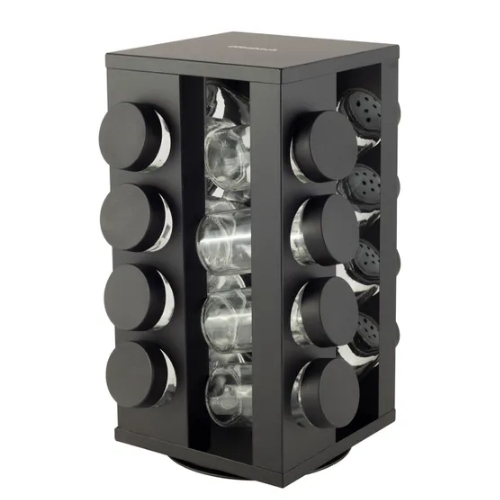 Набір ємностей для спецій 16шт на підставці чорний Ofenbach 101002 Житомир - фото 3