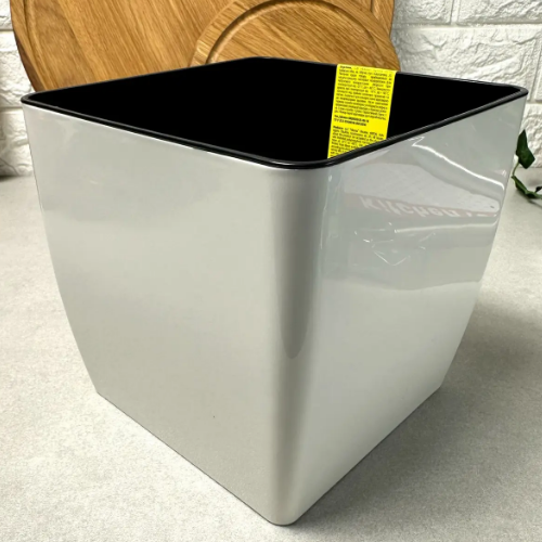 Вазон Квадро 22*22*21см низький какао Алеана Житомир - фото 3