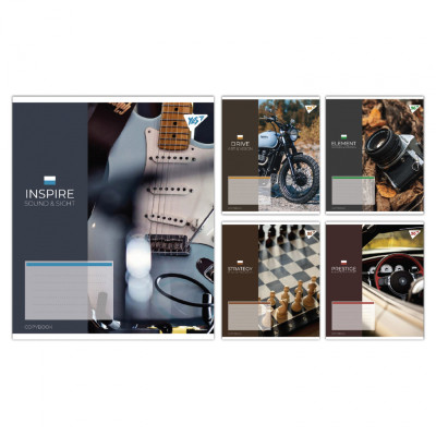 Зошит Yes Inspiration А5 48 аркушів клітинка (767930) Вінниця - фото 1