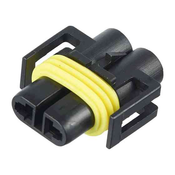 Разъем коннектор 2-кон., Автолампа Н8, Н, Н27 Угл, 12124819, 12124817, APTIV (Delphi) Toyota, Много марок 40367 Киев