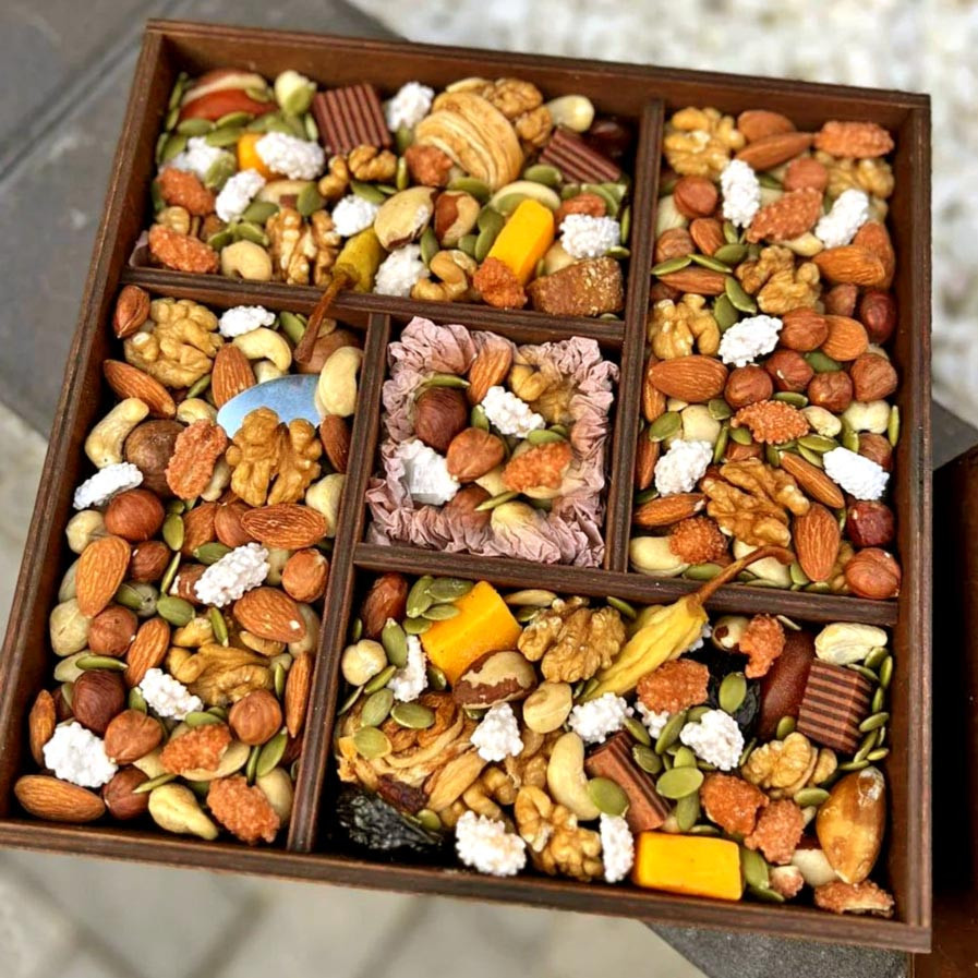 Менажница деревянная 