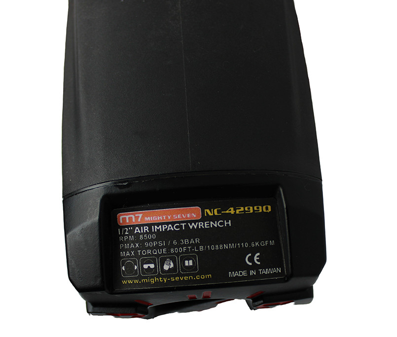 Гайкокрут пневматичний Mighty Seven NC-4299Q 1/2" 1088Нм 8500об/хв Львів - фото 5