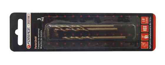 Сверло по металлу 3.6мм HSS+Co(3шт), в блистере Forsage F-DS3964 Одесса