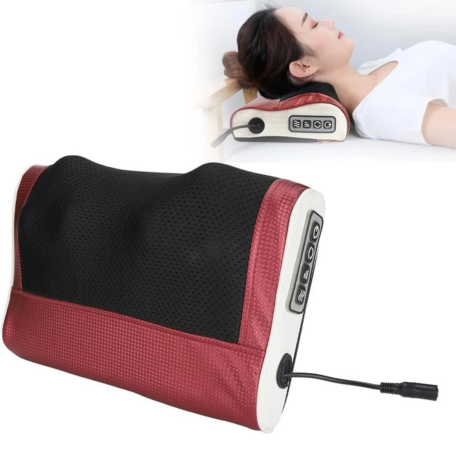 Вибрационный шейный массажер, Подушки подголовники с массажной функцией, Массажеры для спины и шеи DG-48 Львов - изображение 2
