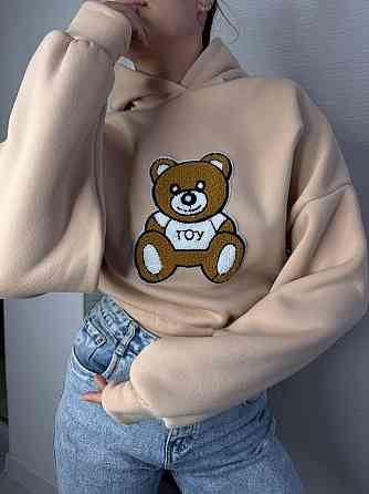 Жіноча стильна повсякденна худі з малюнком якісна трьохнитка на флісі Одеса