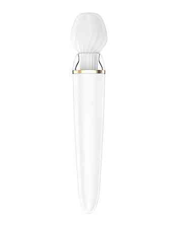 Смарт вібромасажер зі змінною головкою Satisfyer Double Wand-er Sex Aura Київ