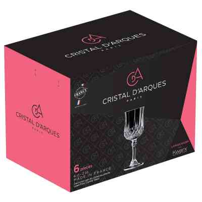 Набір чарок Cristal d'Arques Paris Longchamp 60 мл на ножці 6 шт (L9754) Вінниця