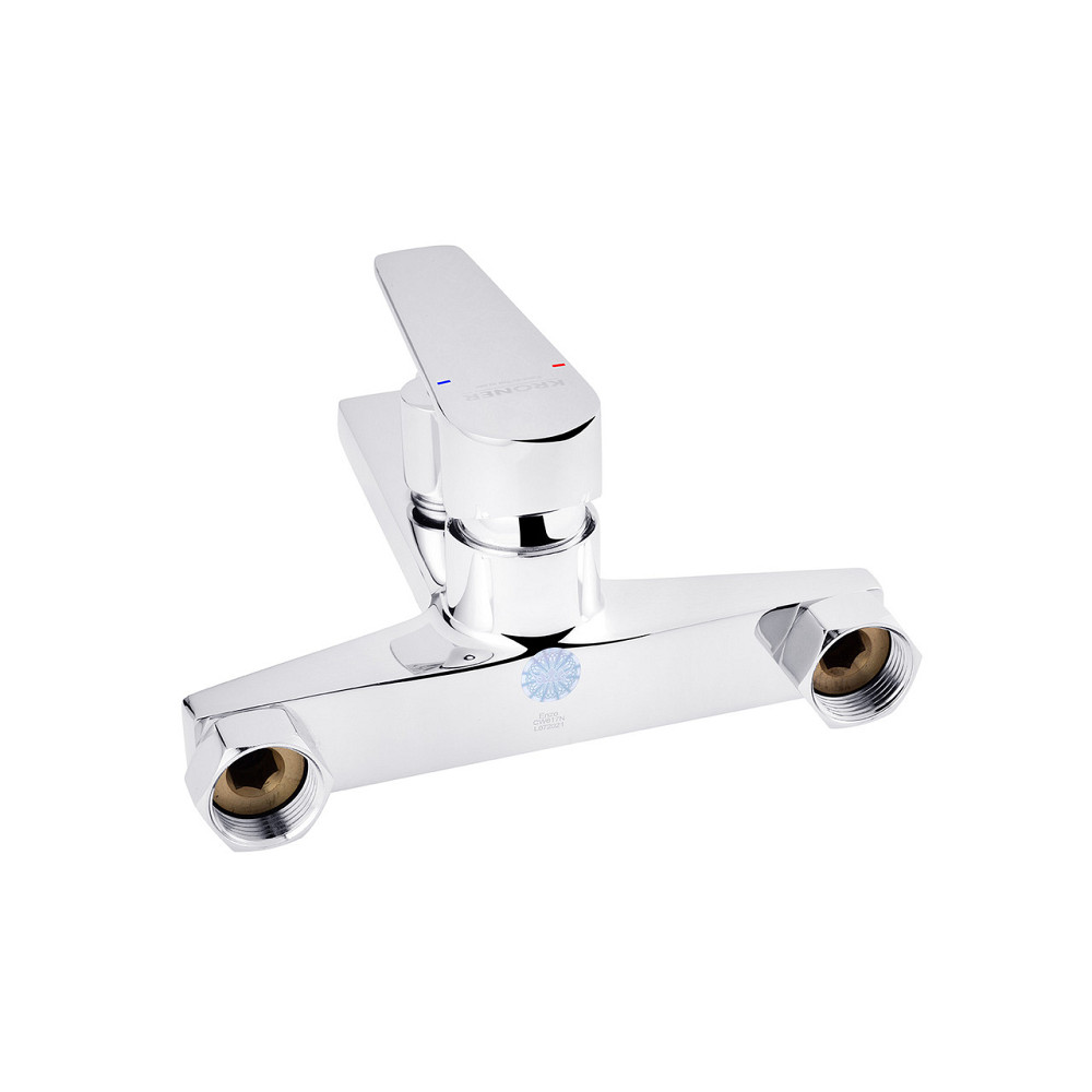 Змішувач для ванни Kroner KRP Eifel - C060 з душовим гарнітуром, хром Київ - фото 7