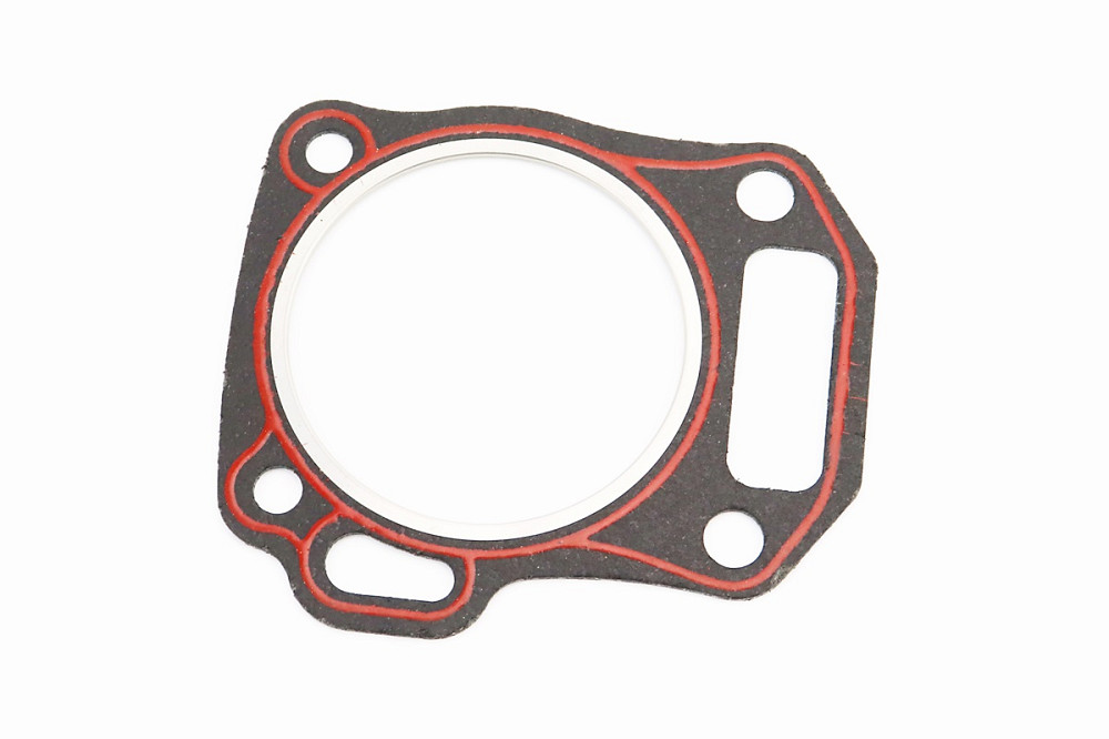 Прокладка головки циліндра 168F-68mm, (пароніт, червона нитка) Київ - фото 1