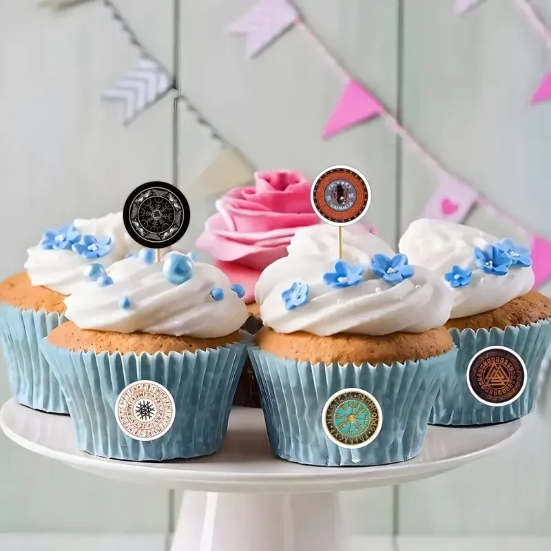 Набір наклейок з рунами вікінгів – рулон 500 шт (10 варіантів) Київ - фото 3