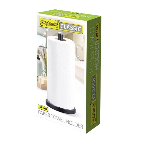 Тримач для паперових рушників чорний MR-1033-BLACK Maestro Житомир - изображение 4