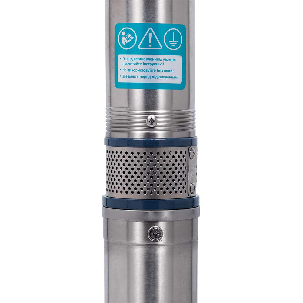 Насос центробежный 0.55кВт H 65(49)м Q 45(30)л/мин Ø80мм 35м кабеля mid AQUATICA 3QJED2-15-0.55 (778402) Ровно - изображение 4