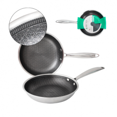 Сковорідка d30см а/п PFLUON з захисною насічкою 9090-30 S&T Житомир - фото 3