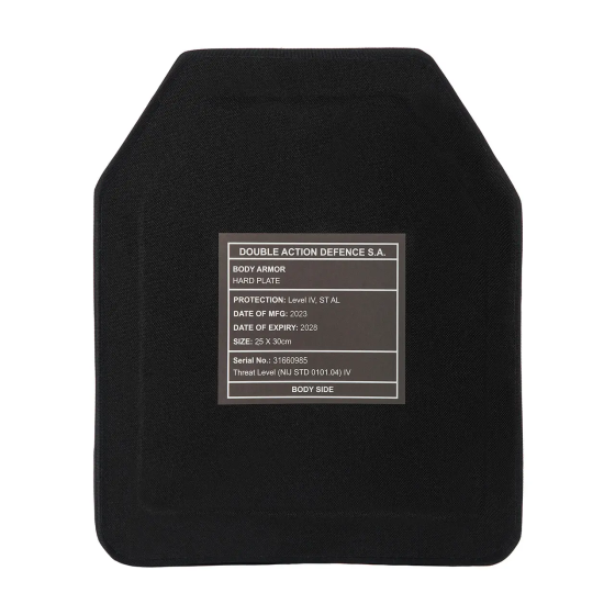 Комплект керамических бронеплит Double Action Defence NIJ Level IV (6 класс) 2.8 кг Киев