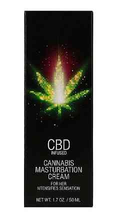 Стимулюючий крем для жінок Shots-CBD Cannabis Masturbation Cream For Her, 50 ml Sex Aura Київ