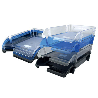 Лоток для паперів Delta by Axent horizontal, clear (D4002) Вінниця - фото 1