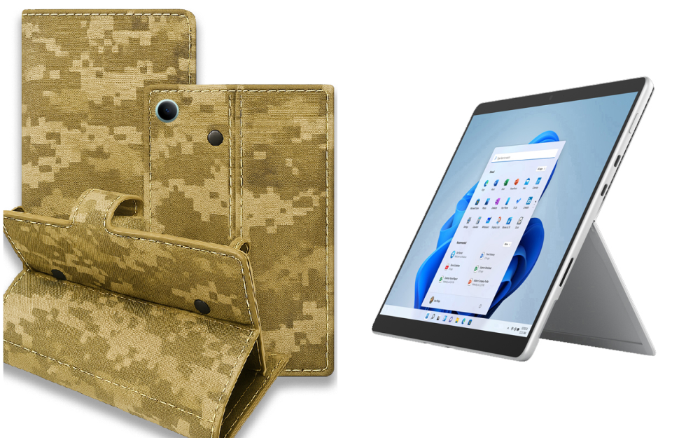 Книжка-трансформер для планшета Microsoft Surface Pro 5, Pro 6, Pro 7, Pro 7+, колір Black Pixel Київ - фото 1