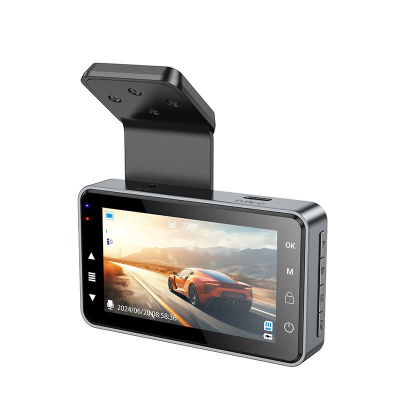 Відеореєстратор HOCO DV9 3-inch screen driving recorder (720P) Metal Gray Київ - фото 6