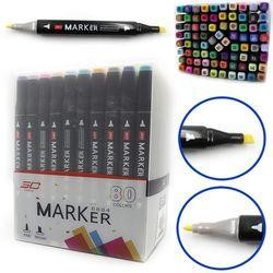 Набір скетч маркерів "Josef Otten" 7368-80BL 80кол "SC Professional" скош/круглий накін 1*1*14,5см , шт Київ - фото 1