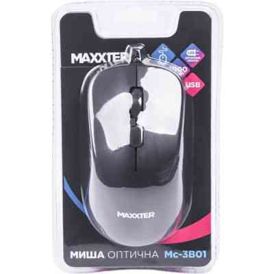 Мишка Maxxter Mc-3B01 USB Black (Mc-3B01) Вінниця