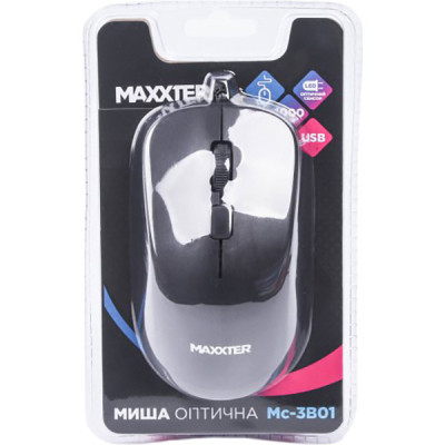 Мишка Maxxter Mc-3B01 USB Black (Mc-3B01) Вінниця - фото 4