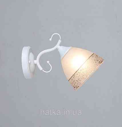 Бра настенное VALESO A3422/1W стеклянный плафон E27 Белый A3422/1W Киев