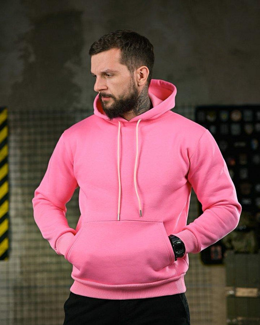 Милитари худи на флисе GENESIS girl pink ПП8071 Одесса - изображение 2