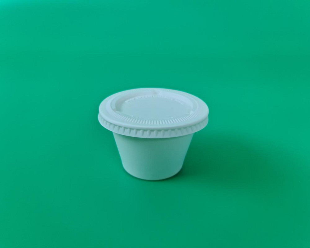 Кришка біорозкладна для склянки (соуниця) 110 мл (кукурудзяний крохмаль) (50 шт.) Харків - фото 2