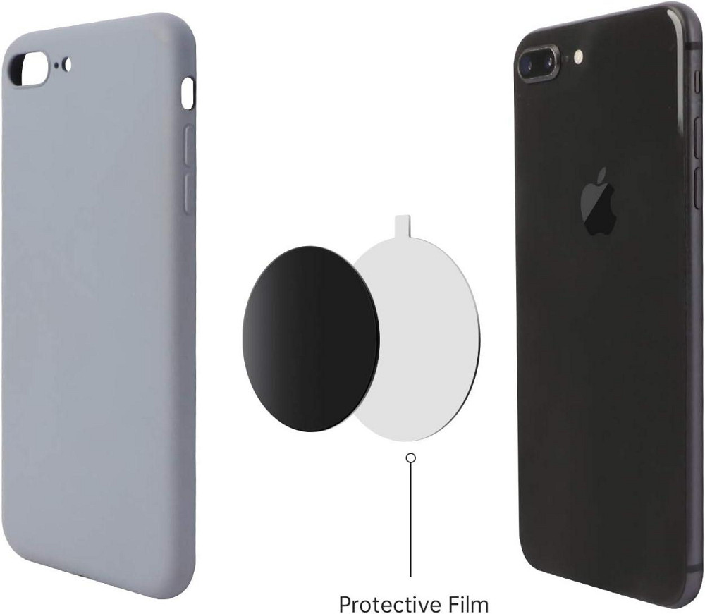 Металеві пластини для магнітного автотримача 10 шт (6 круглі, 4 прямокутні) сріблясті клейкі сумісні з тримачем в машину Київ - фото 9