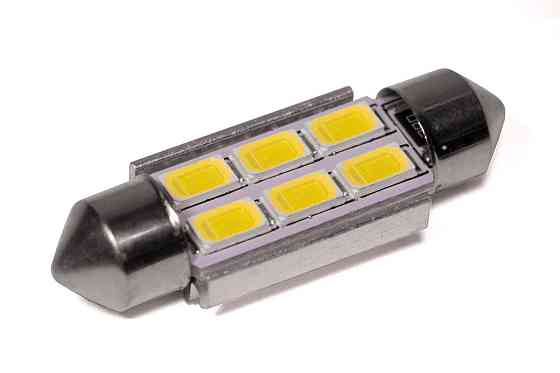 Светодиодная лампа StarLight T11 6 диодов 5630 1W 12V WHITE / 36mm / мультиполярная Харьков