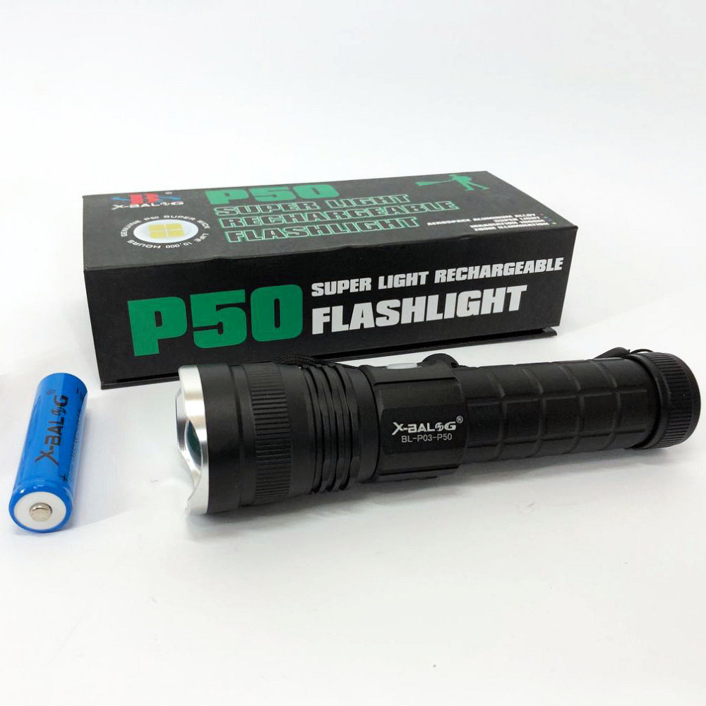 Армійські тактичні ліхтарі Bailong BL-P03-P50, Ударостійкий водонепроникний ліхтар LM-85 Львів - фото 8