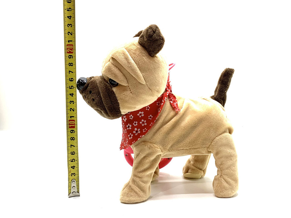 Собачка інтерактивна Limo Toy на повідку ходить махає хвостиком Бежева (M 4879 I UA) Чернигов - изображение 5